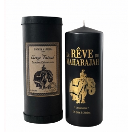 LA BAYADÈRE - Bougie tatouée - Noir