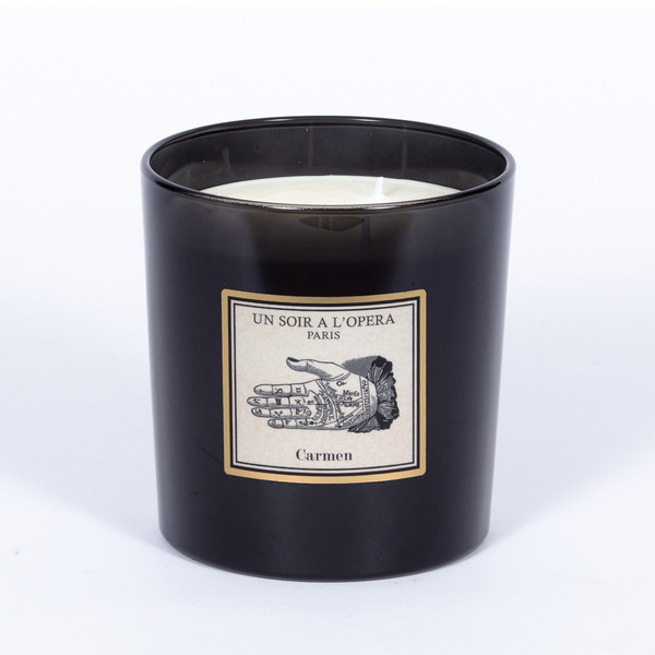 Bougie parfumée Carmen Feuilles de Tabac - 55O gr