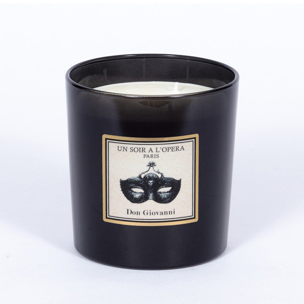  Bougie parfumée de luxe Don Giovanni Encens 3 mèches 550 gr - 2 minimum
