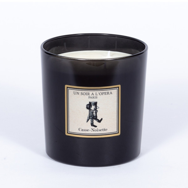 CASSE-NOISETTE - Bougie parfumée de Noël MEDIUM - Épicea et Pain d'épices - 2 minimum