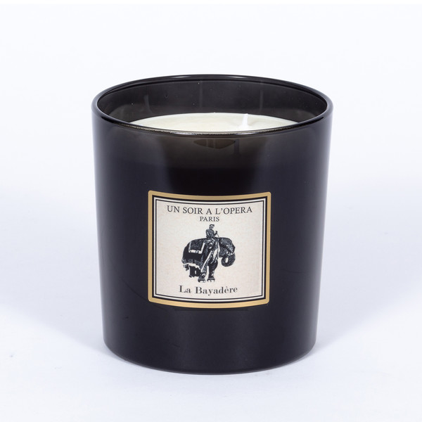 Santal Patchouli - Bougie 3 mèches parfumée MEDIUM - LA BAYADERE - 2 minimum