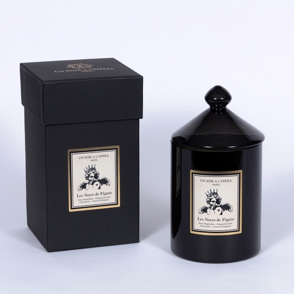 Citrus Rose -Luxury scented candle - THE MARRIAGE OF FIGARO