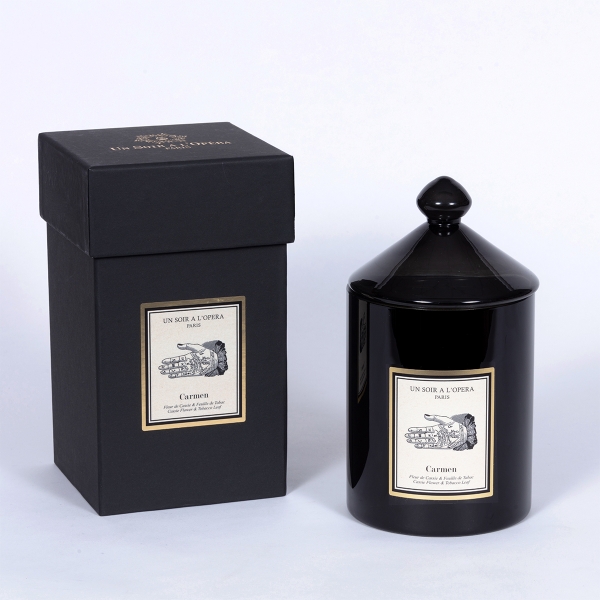 Tobacco leaves - Luxury scented candle - CARMEN