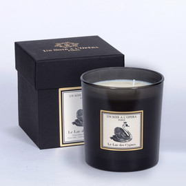 Green grass and white flowers - Luxury scented candle 500g - SWAN LAKE