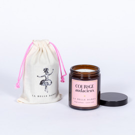 COURAGE AUDACIEUX - Rose Petals Scented Candle - LA BELLE DANCE