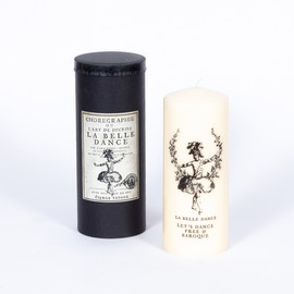 LA BELLE DANCE - Tattooed pillar candle