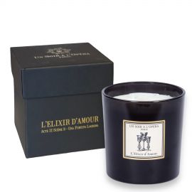 L'ELIXIR D'AMOUR - Thé noir et épices - Bougie 550 gr Noël