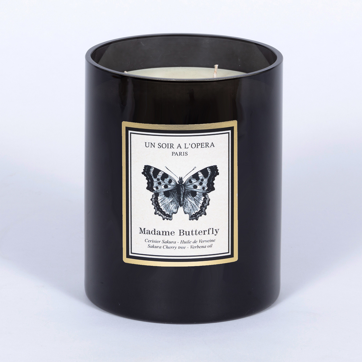 Sakura cherry tree and verbana - Luxury scented candle - MADAMA BUTTERFLY