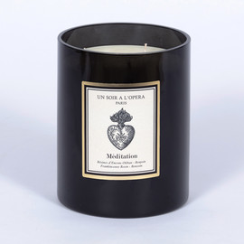 Franckincense Resin and Benzoin - Luxury scented candle - MEDITATION