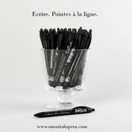 Pointes à la ligne - stylos personnalisés - Un soir à l'Opéra