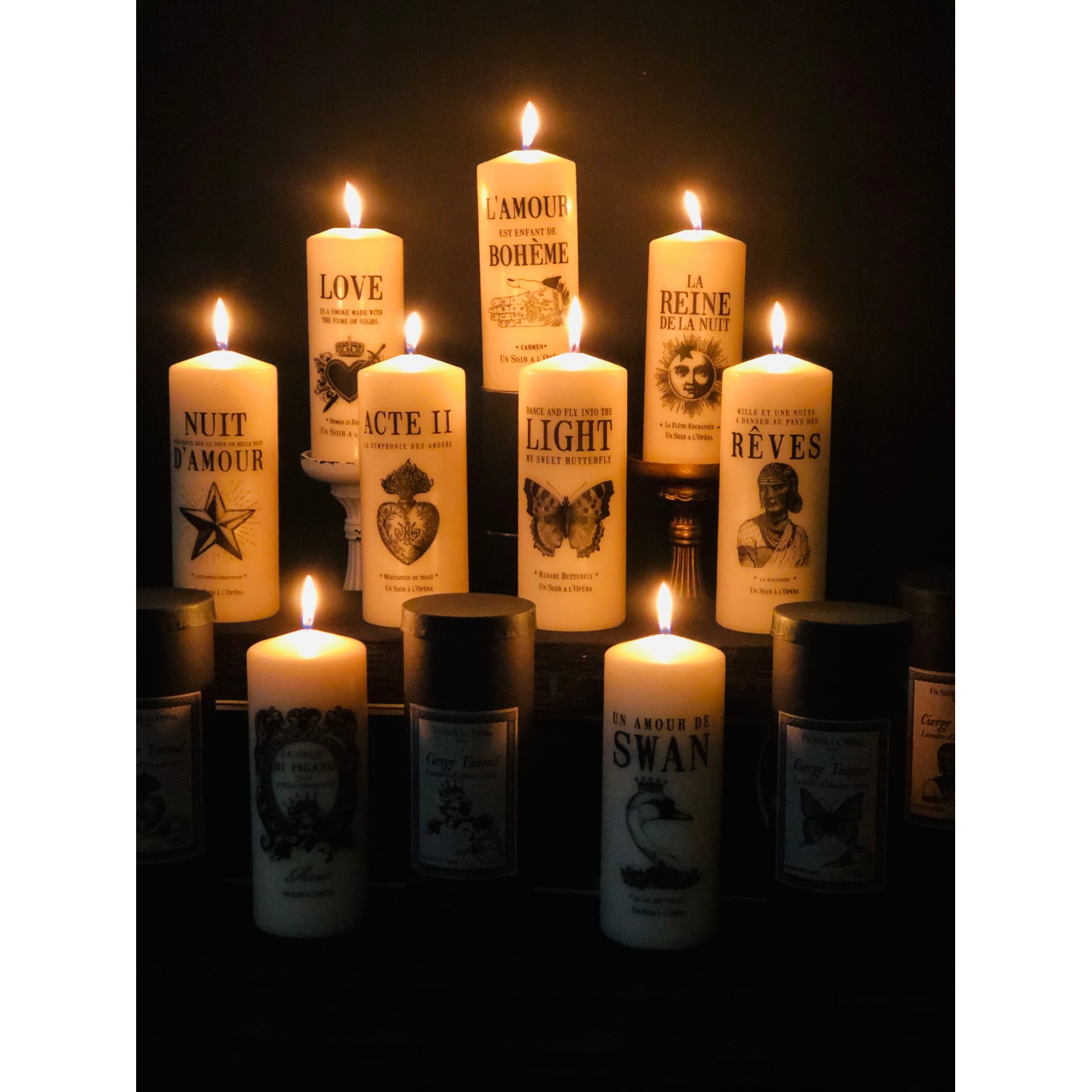  DON GIOVANNI - Bougies Tatouage d'Opéra
