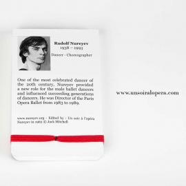 Dance stationery goods - Rudolf Nureyev notebook with portrait