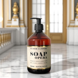 SOAP OPÉRA - Body and hand wash - Rose and eucalyptus - 17,25 OZ