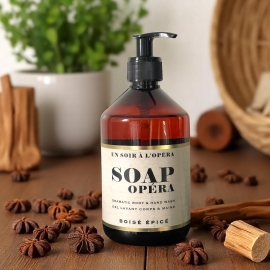 Gel lavant corps et main - Boisé épicé - Soap Opéra490 ML