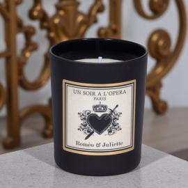 Bougie parfumée romantique - Roméo et Juliette - Jasmin du Soir