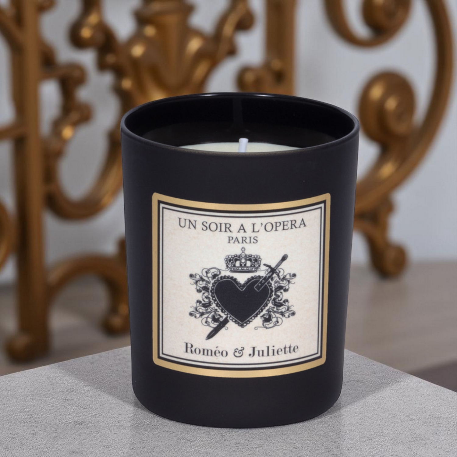 Bougie parfumée romantique - Roméo et Juliette - Jasmin du Soir