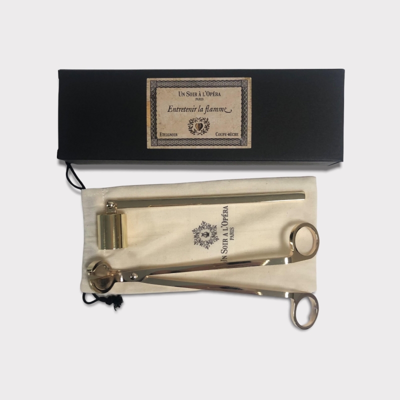 Snuffer and Wick trimmer - Golden